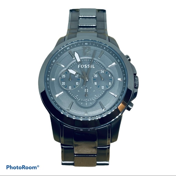 NWOT Men's Fossil Grant Chronograph Gray Watch - Picture 2 of 13